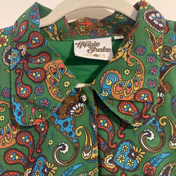 The Hippie Shake Button Up Blouse UK 20 US 14 - Picture 5 of 5